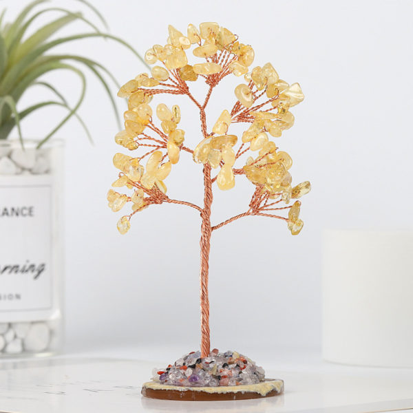 Natural Citrine Amethyst Lucky Tree Fortune Tree Tree of Life - Image 6