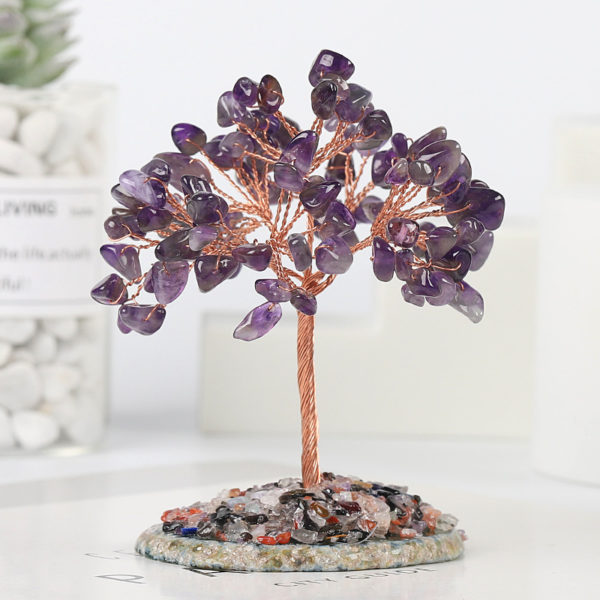 Natural Citrine Amethyst Lucky Tree Fortune Tree Tree of Life - Image 7