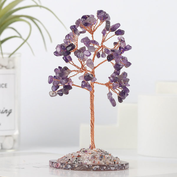 Natural Citrine Amethyst Lucky Tree Fortune Tree Tree of Life - Image 8